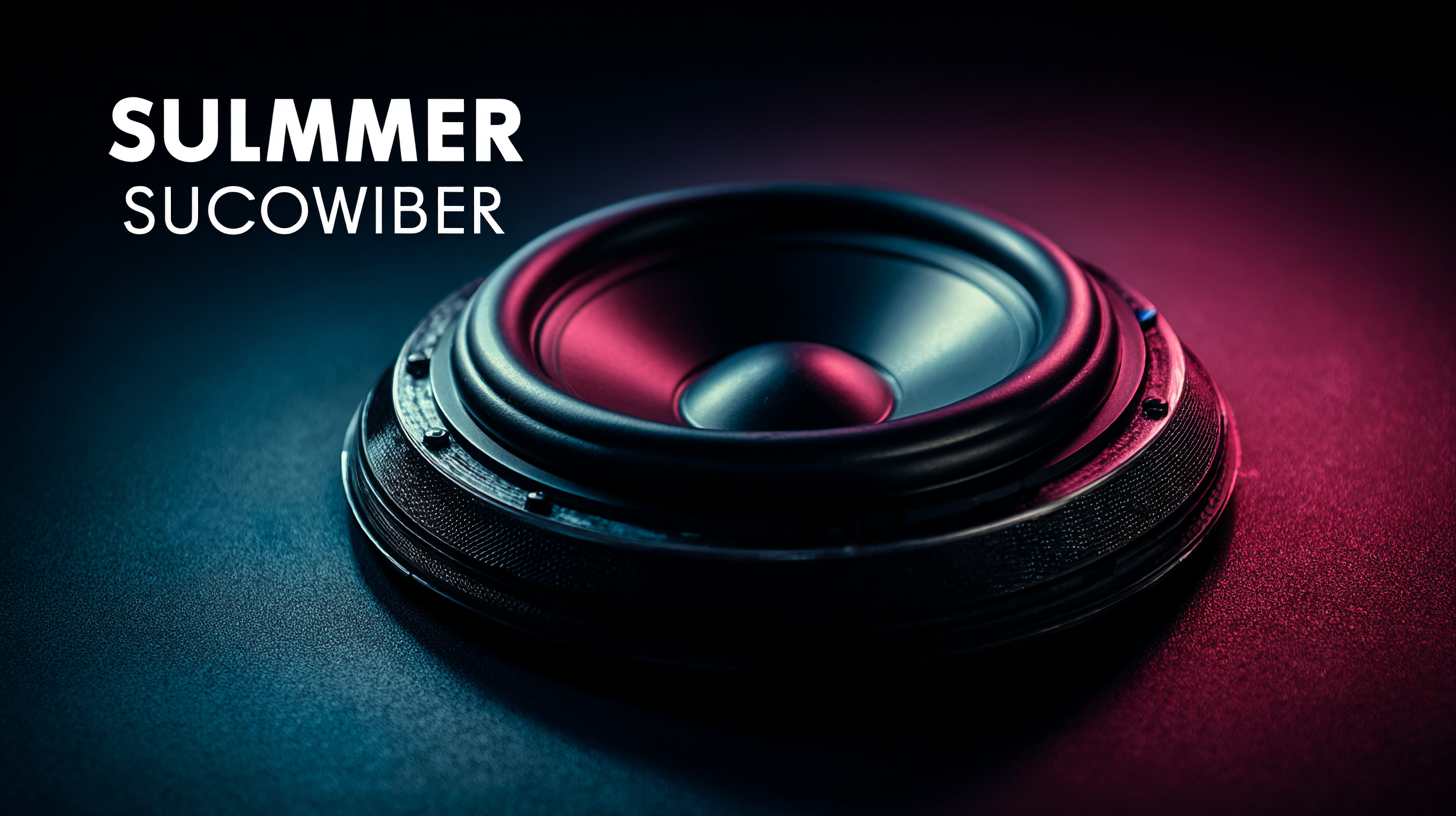 Ultimate Guide to Choosing the Slimmest Subwoofer for Your Audio Needs