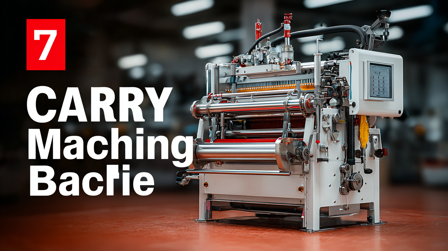 7 Compelling Reasons to Invest in the Best Carry Bag Making Machine Today