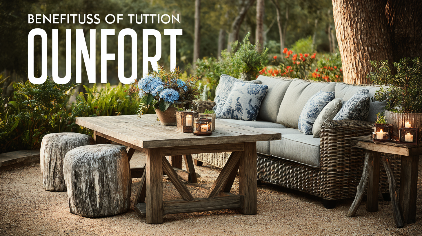 Benefits of Investing in Best Outdoor Hotel Furniture for Enhanced Guest Experience