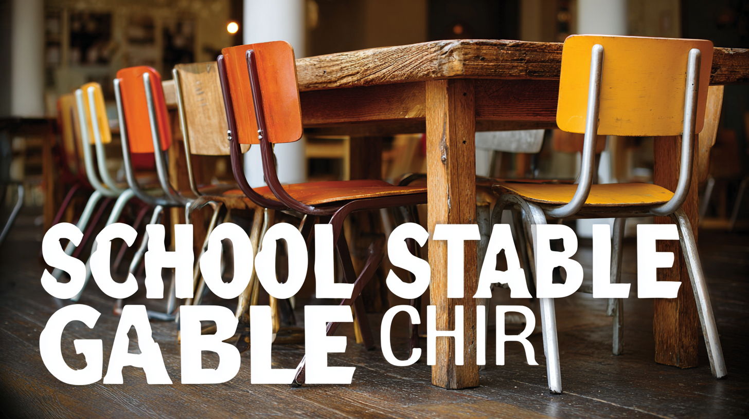 The Ultimate Guide to Choosing the Best School Table Chairs for Enhanced Learning Environments