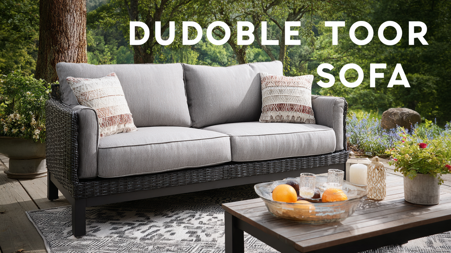 7 Secrets to Choosing the Best Outdoor Double Sofa for Your Space