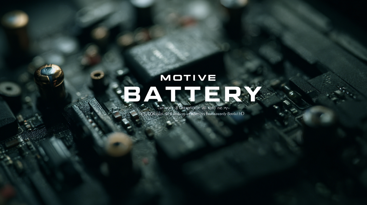 Ultimate Solutions for Achieving Optimal Performance with the Best Motive Battery