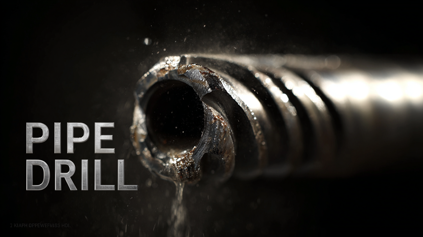 How to Choose the Best Pipe Drill for Optimal Performance and Precision