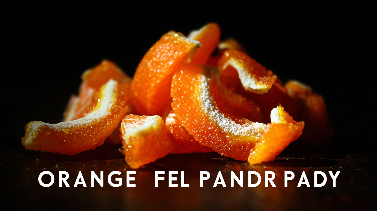 Exploring Unique Characteristics and Applications of Best Orange Peel Flavor Press Candy
