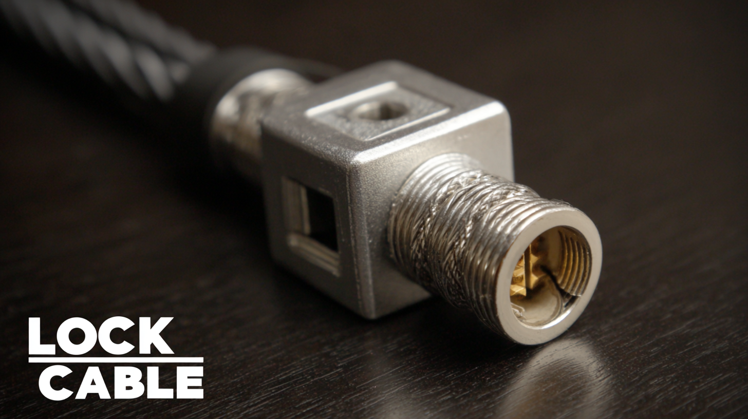 Top Strategies for Securing Your Assets with the Best Lock Cable Lock Solutions