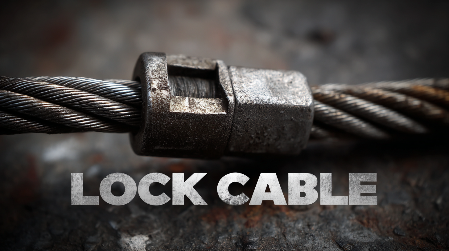 Top Strategies for Securing Your Assets with the Best Lock Cable Lock Solutions