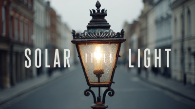 Step-by-Step Guide to Choosing the Best Solar Street Light for Your Needs