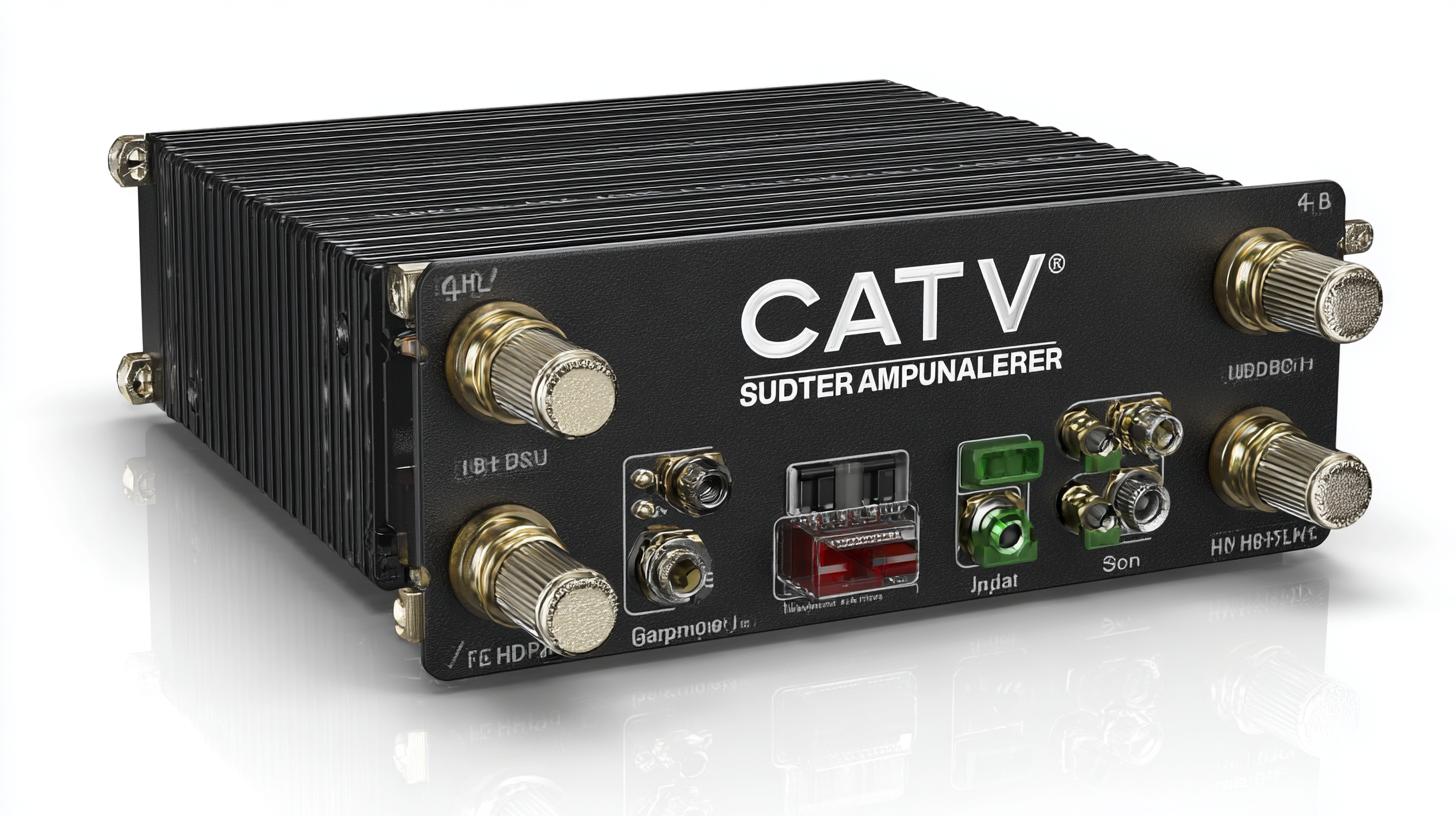 Ultimate Guide to the Best Catv Signal Amplifier for Superior Signal Quality in Modern Digital Broadcasting
