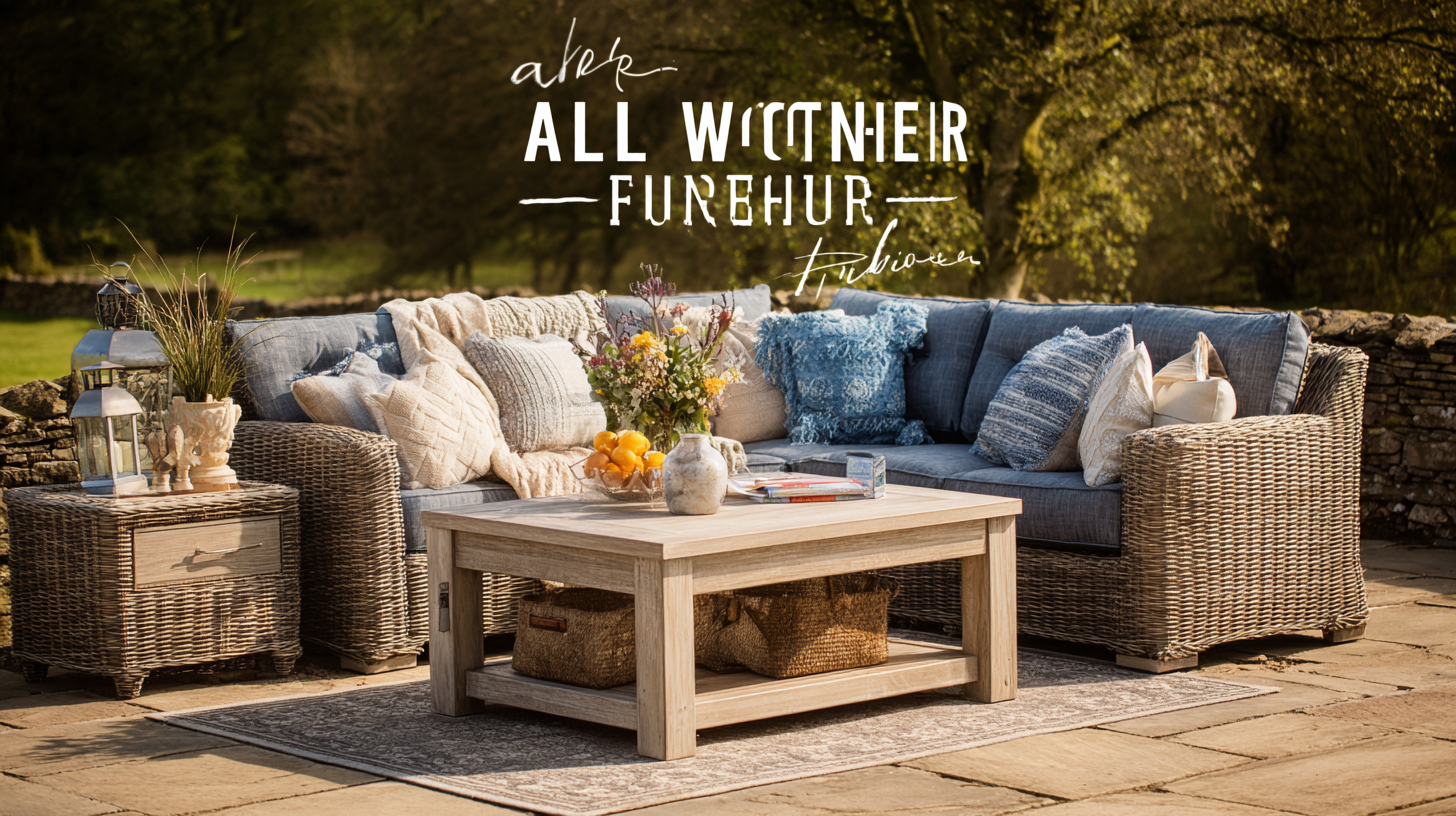 How to Choose the Best All Weather Furniture for Your Outdoor Space: A Comprehensive Guide