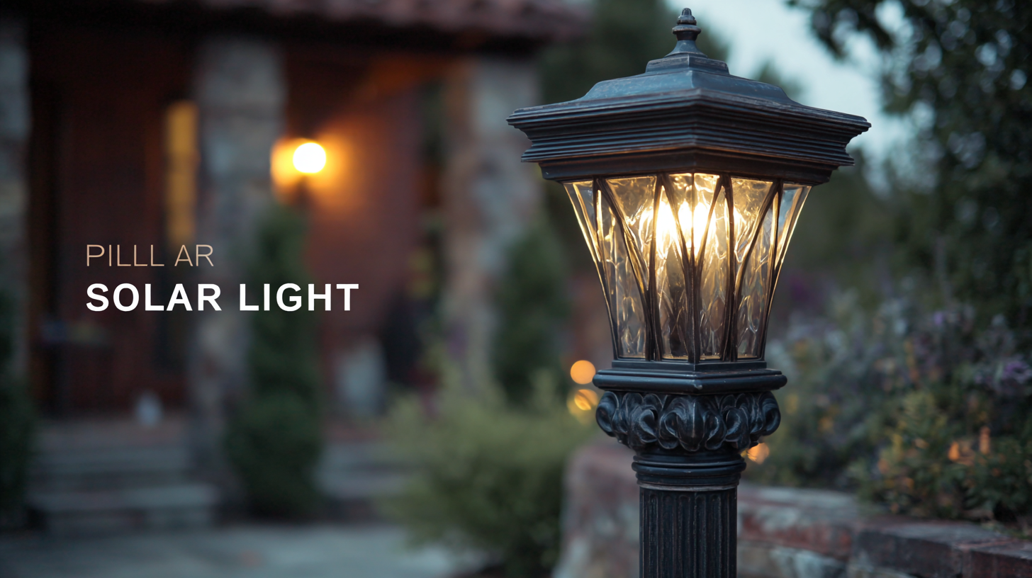 Top Strategies for Choosing the Best Solar Pillar Light to Enhance Outdoor Spaces
