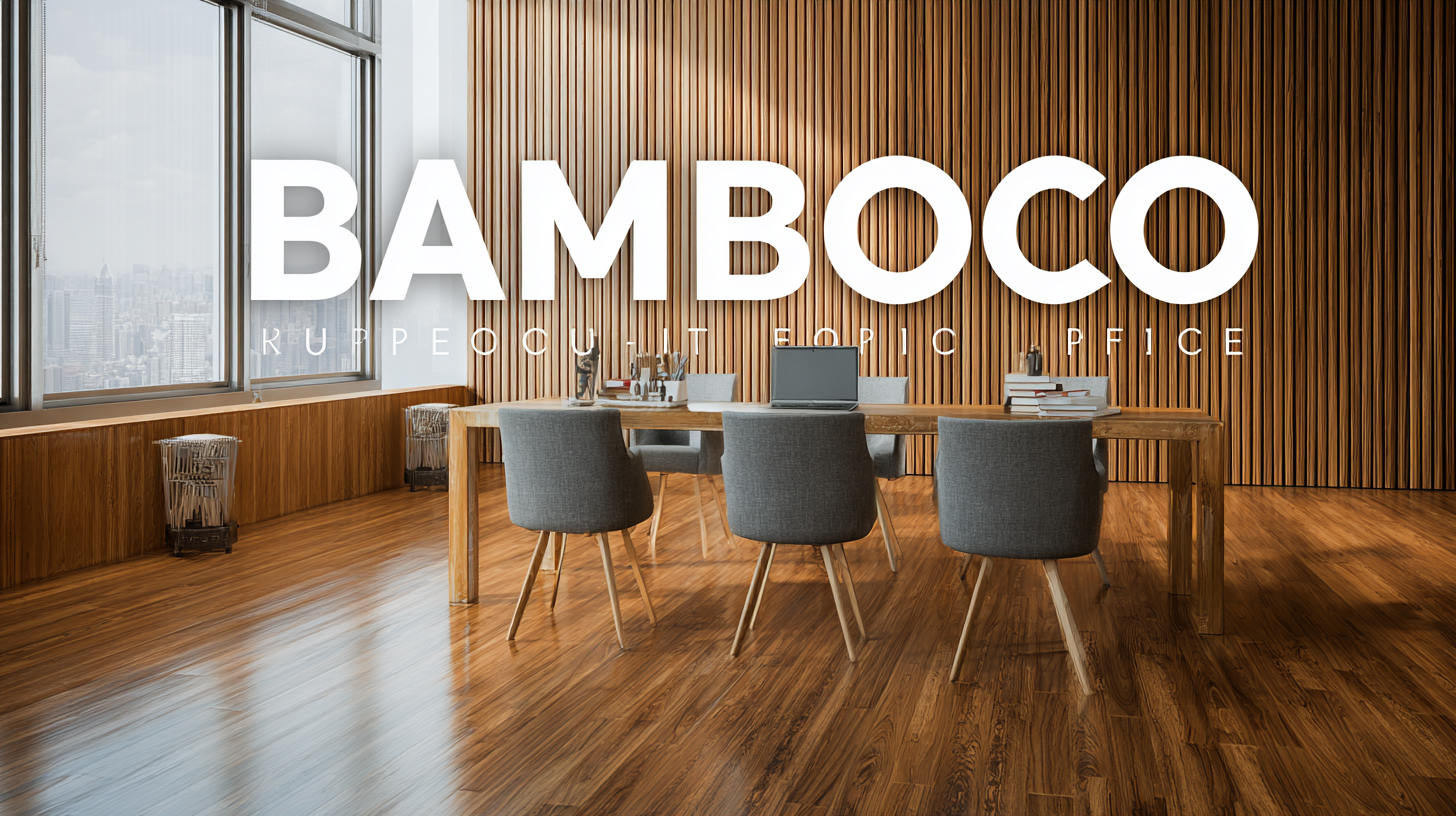 Ultimate Guide to Choosing Best Bamboo Office Furniture for Global Buyers