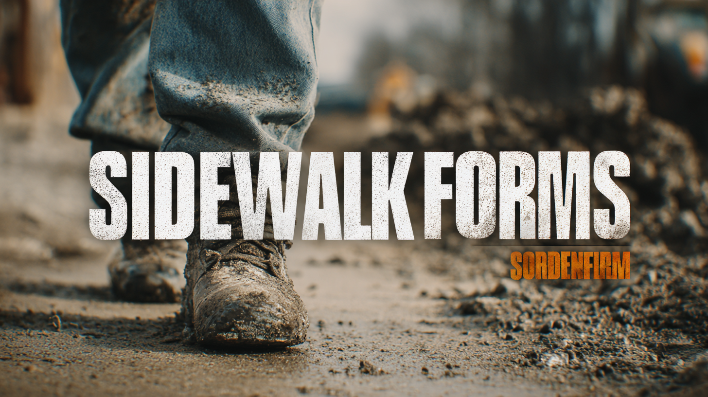 How to Choose the Right Sidewalk Forms for Your Construction Project
