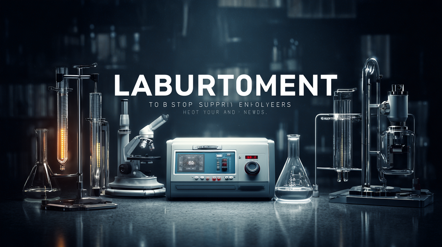 How to Identify Top Suppliers for Your Best Laboratory Equipment Needs