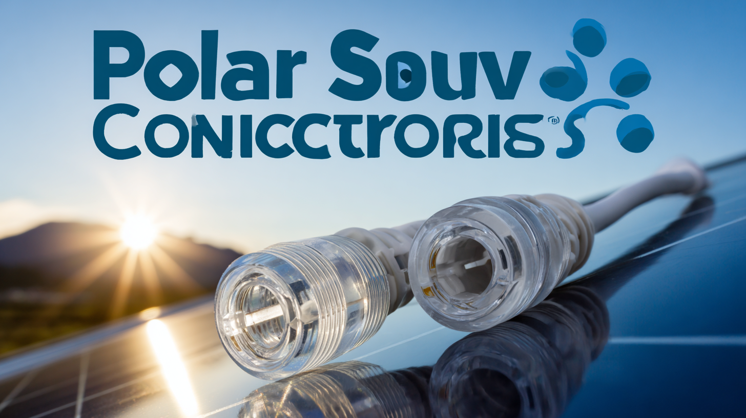 Unlocking Efficiency: The Advantages of Premium Solar PV Connectors for Sustainable Energy Solutions