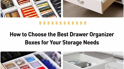 How to Choose the Best Drawer Organizer Boxes for Your Storage Needs