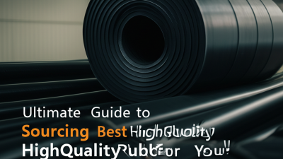 Ultimate Guide to Sourcing Best HighQuality Rubber for Your Industrial Needs
