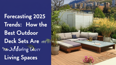Forecasting 2025 Trends: How the Best Outdoor Deck Sets Are Transforming Outdoor Living Spaces