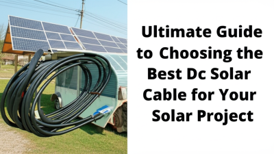 Ultimate Guide to Choosing the Best Dc Solar Cable for Your Solar Project