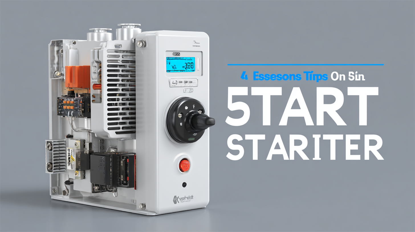 5 Essential Tips for Choosing the Best On Line Soft Starter Based on Industry Insights