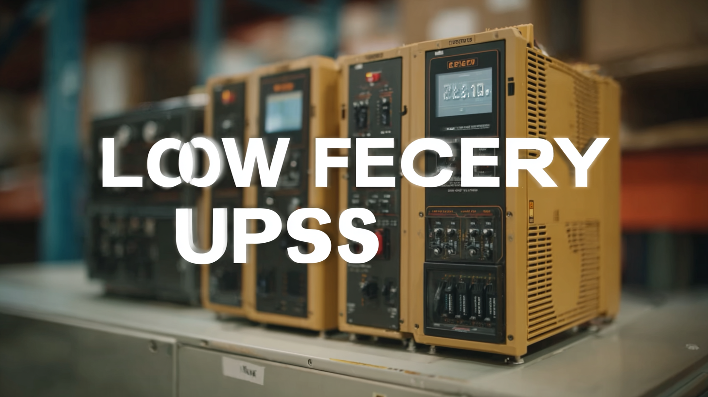 How to Choose the Best Low Frequency UPS for Maximum Efficiency in Your Business Operations