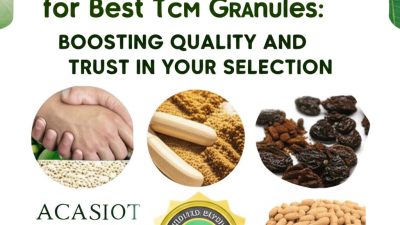 Choosing the Right Manufacturer for Best Tcm Granules Boosting Quality and Trust in Your Selection