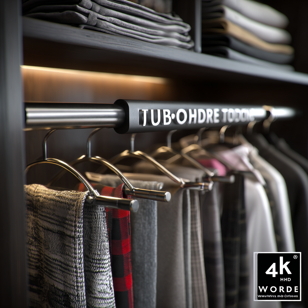 Crafted with Precision Wardrobe Tube Holders Made in China for Global Markets
