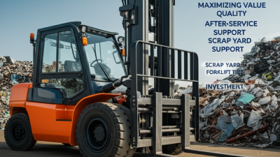 Maximizing Value: How Quality After-Service Support Enhances Your Scrap Yard Forklift Tire Investment
