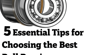5 conseils essentiels pour choisir la meilleure transmission à roulements à billes adaptée à vos besoins