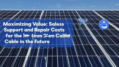 Maximizing Value: After-Sales Support and Repair Costs for the Best 4mm Solar Cable in the Future