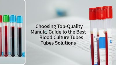 Choosing Top-Quality Manufacturers: Your Guide to the Best Blood Culture Tubes Solutions