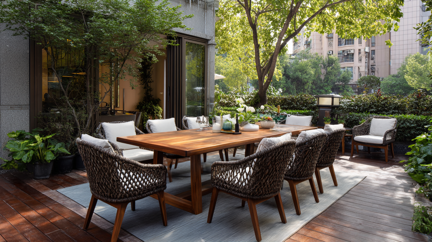 Discover How China's Best Exterior Dining Set Is Redefining Global Outdoor Dining Standards