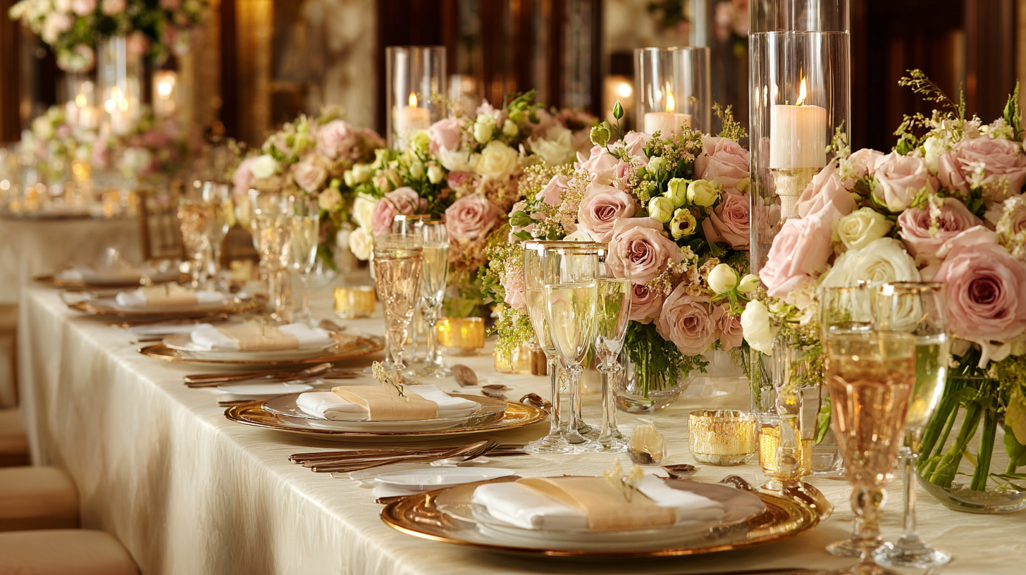 7 Secrets for Stunning Table Decorations at Weddings