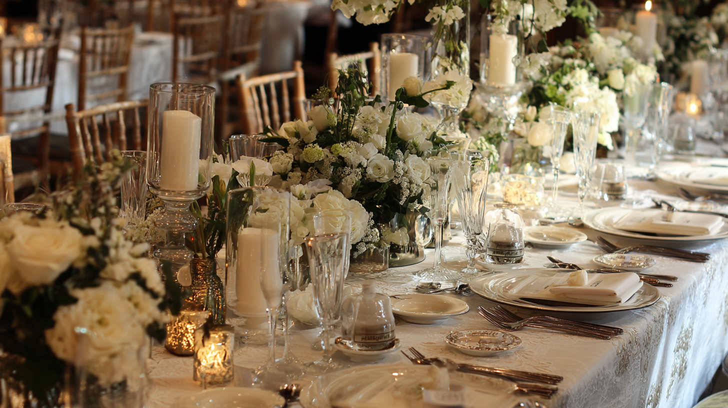 7 Secrets for Stunning Table Decorations at Weddings