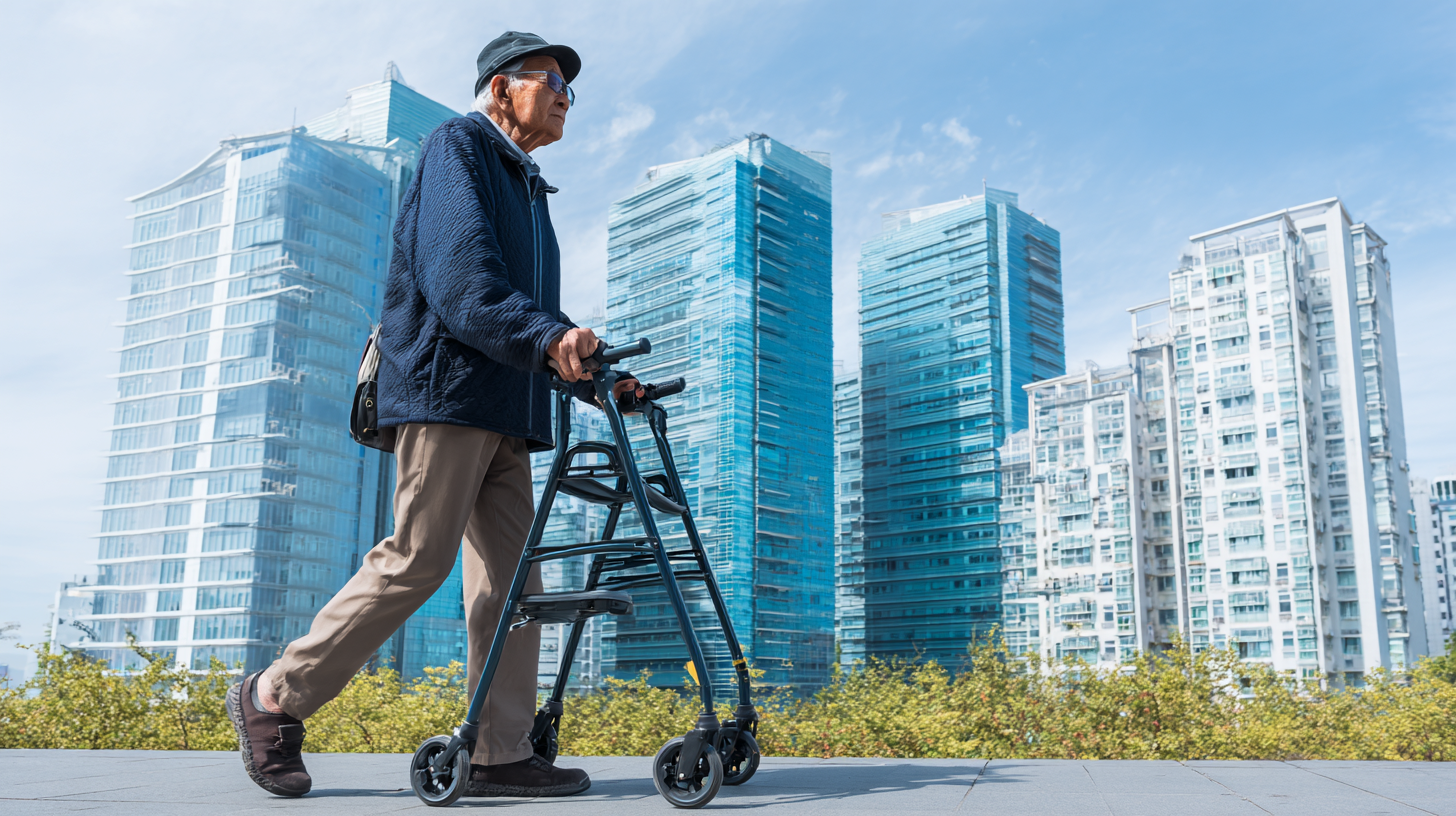 Dominate the Global Market with the Best Tall Rollator Walker Made in China