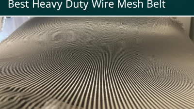 Top Strategies for Maximizing Efficiency with Best Heavy Duty Wire Mesh Belt