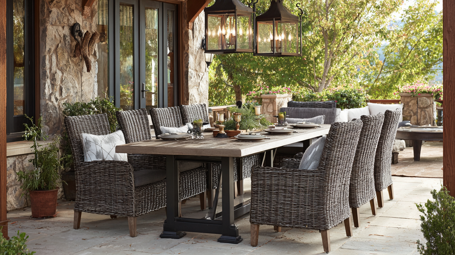 Exploring Innovative Alternatives for the Best Outdoor Dining Table to Elevate Your Al Fresco Experience
