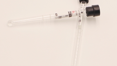 Vacuum blood collection tube 1.28ml black cap
