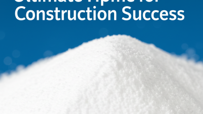 How to Choose the Ultimate Hpmc for Construction Success