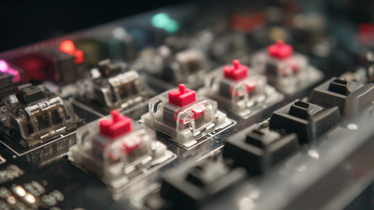 China Manufacture Leading Global Sales of Best Mechanical Keyboard Switches with Quality Assurance