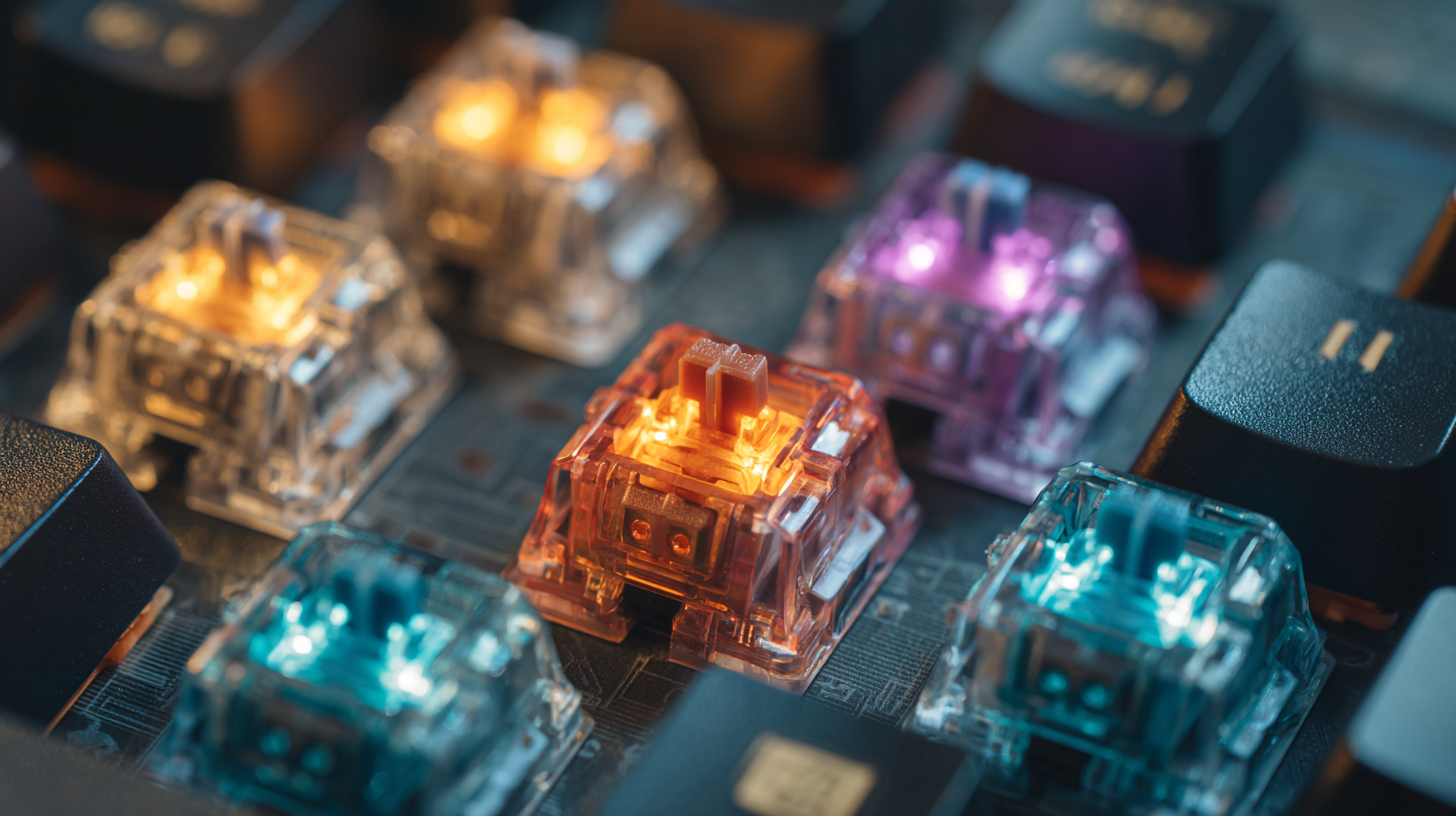 China Manufacture Leading Global Sales of Best Mechanical Keyboard Switches with Quality Assurance