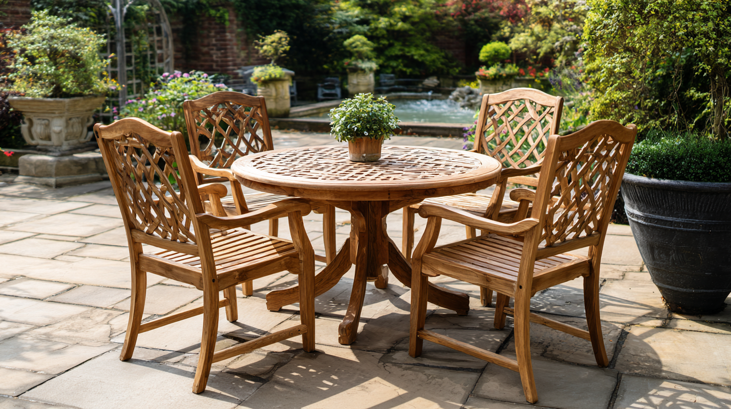 Craftsmanship from China Redefining the Best Garden Table and Chairs Set Experience