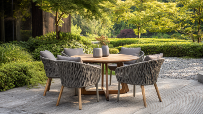 Craftsmanship from China Redefining the Best Garden Table and Chairs Set Experience