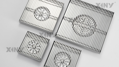 Square Shower Floor Drain SUS304 Stainless Steel Material Corrosion Resistant (2).jpg