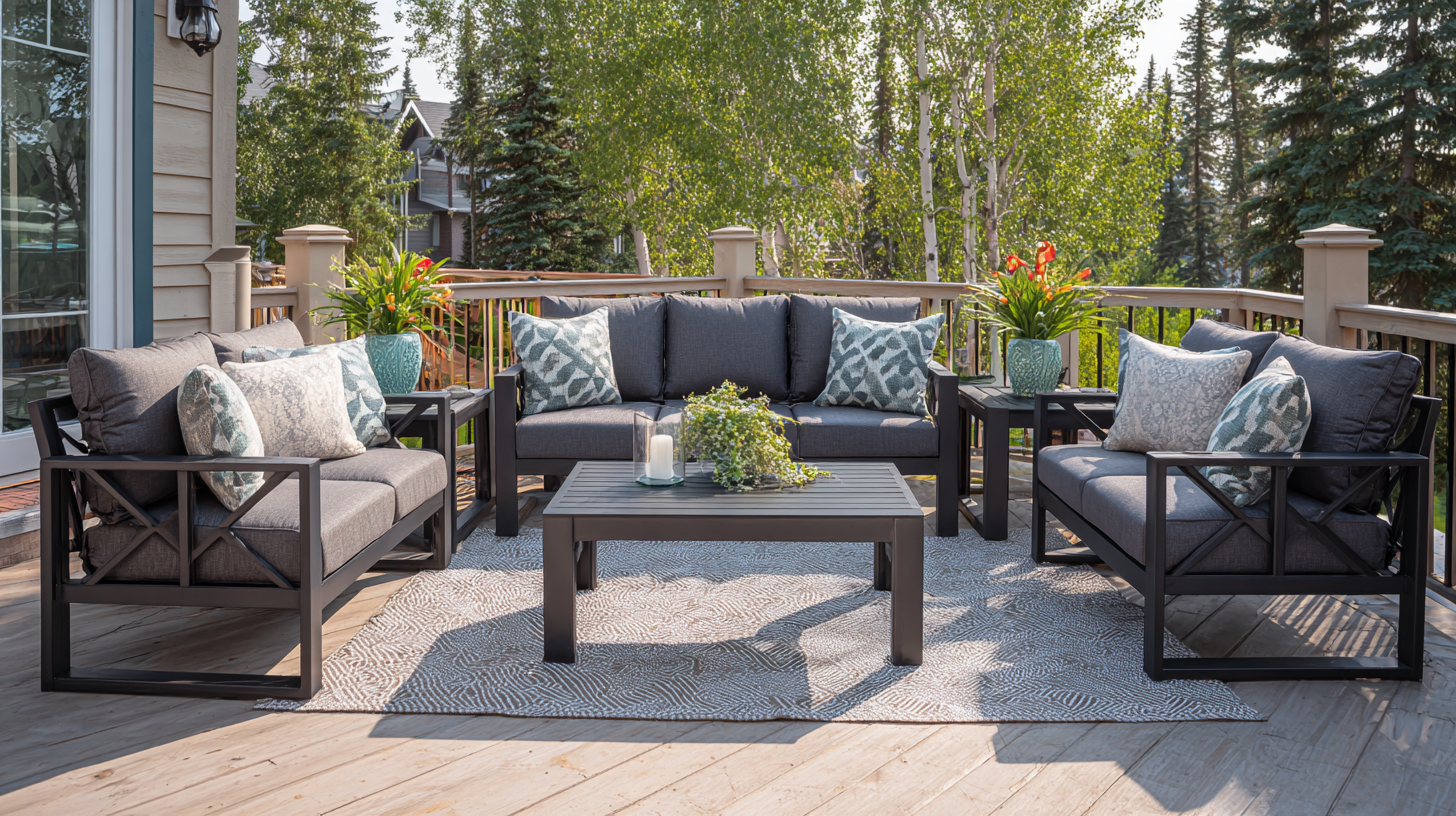 Unmatched Quality Aluminum Patio Furniture Sets from China: A Global Commitment to Excellence