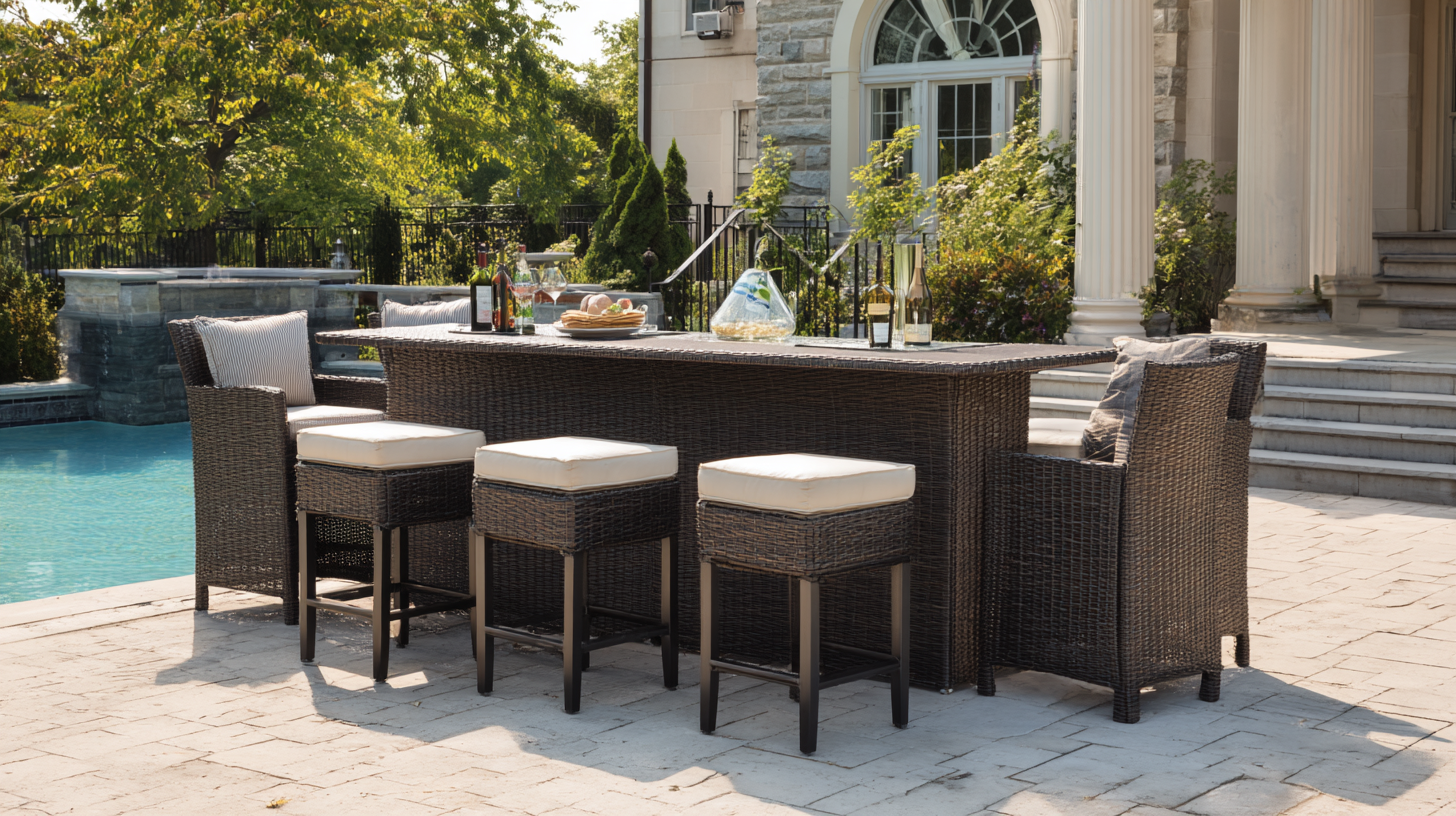 How to Choose the Best Bar Patio Furniture for Your Outdoor Space