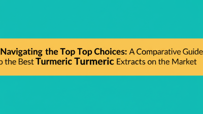 Navigating the Top Choices: A Comparative Guide to the Best Turmeric Extracts on the Market