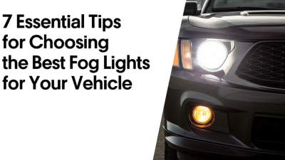 7 Essential Tips for Choosing the Best Fog Lights for Your Vehicle