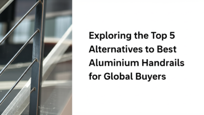 Explorando las 5 mejores alternativas a los mejores pasamanos de aluminio para compradores globales