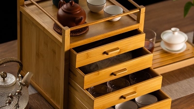Tea Cabinet Rack, Drawer-Style Tea Box, Tea Set Storage Box (1).jpg