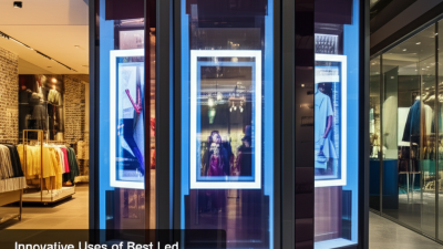 Innovative Uses of Best Led Transparent Displays in Modern Retail Environments